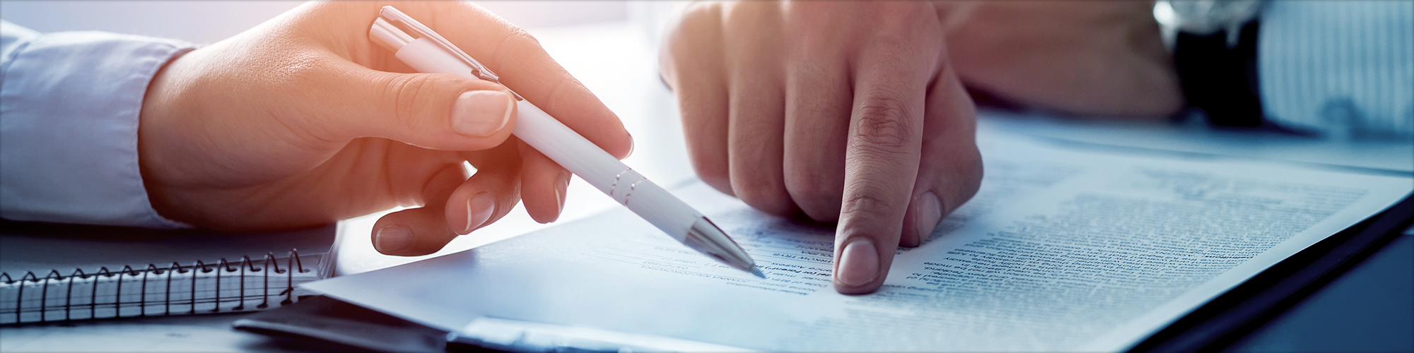 People Reviewing a Document
